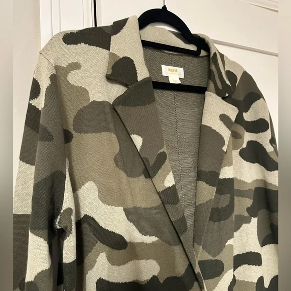 Long Camo Cardigan - Picture 4 of 7